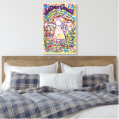Toile Coeurs de printemps Cancer ne peut pas Angel Peint (Insitu(Chambre))
