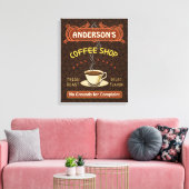 Toile Coffee shop with Mug Create Your Own Personalized (Insitu(Salon))
