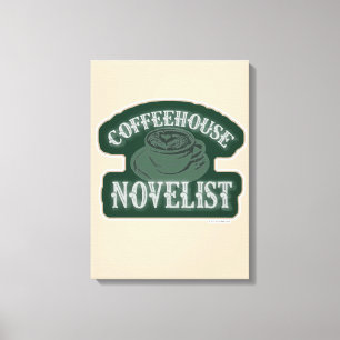 Toile Coffeehouse Novelist Epic Author Life Motto