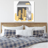Toile Coffre-fort de banque (Insitu(Chambre))