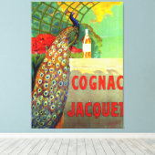 Toile Cognac Jacquet Affiche publicitaire Vintage (Insitu (Plancher de Bois))