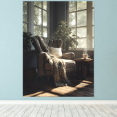 Toile Coin Chaise Longue Ensoleillé Cosy (Insitu (Plancher de Bois))