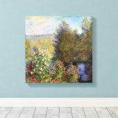 Toile Coin du jardin à Montgeron - Claude Monet (Insitu (Plancher de Bois))