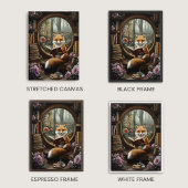 Toile Coin Lecture Fantaisiste Renard