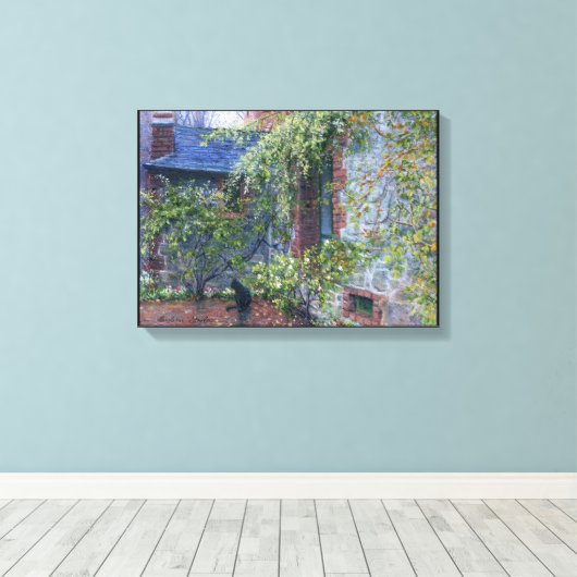 Toile "Coin privé" (Insitu (Plancher de Bois))