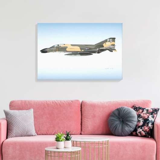 Toile Col Robin Olds F-4 Phantom (Insitu(Salon))