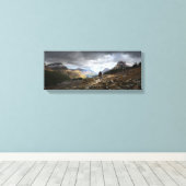 Toile Col Swiftcurrent - Parc national des Glaciers (Insitu (Plancher de Bois))