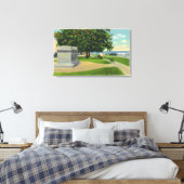 Toile Coles Hill Vue du monument funéraire de Mayflower (Insitu(Chambre))