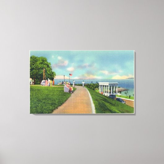 Toile Coles Hill Vue sur la promenade (Recto)