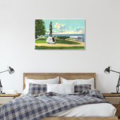 Toile Coles Hill Vue sur la statue du Massasoit (Insitu(Chambre))