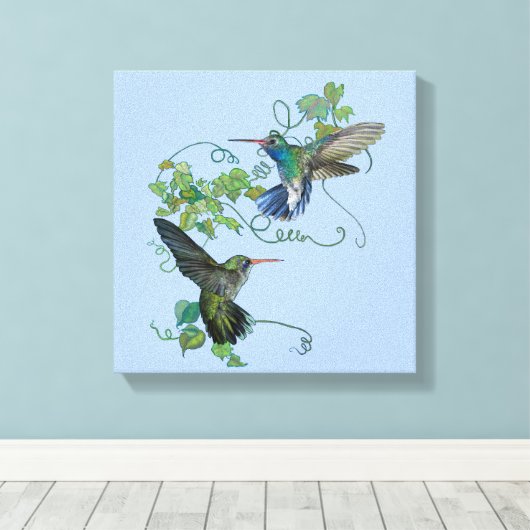 Toile Colibri (Insitu (Plancher de Bois))