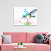 Toile Colibri aquarelle (Insitu(Salon))
