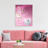 Toile Colibri et cygne (Insitu(Salon))