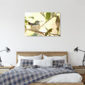 Toile Colibri femelle sur son nid (Insitu(Chambre))