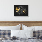 Toile Colibri noir et or (Insitu(Chambre))