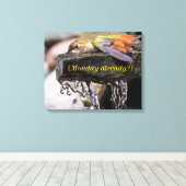 Toile Colibri posé dans l'eau (Insitu (Plancher de Bois))