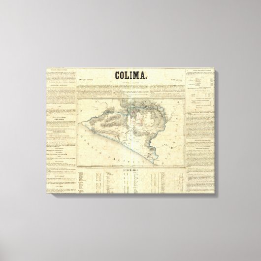 Toile Colima, Mexique (Recto)