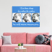 Toile Collage bébé garçon, 3 photos (Insitu(Salon))