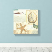 Toile Collage côtier (Insitu (Plancher de Bois))