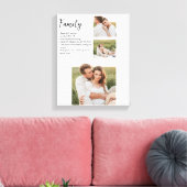 Toile Collage Couple Photo & Romantic Family Cadeau (Insitu(Salon))