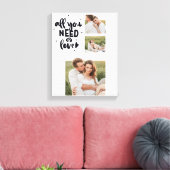 Toile Collage Couple Photo & Tout Ce Dont Vous Avez Beso (Insitu(Salon))