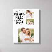 Toile Collage Couple Photo & Tout Ce Dont Vous Avez Beso (Recto)