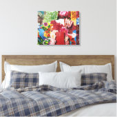Toile Collage d'alimentation des fleurs (Insitu(Chambre))