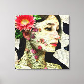 Toile Collage d'art Pretty Woman (Recto)