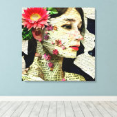 Toile Collage d'art Pretty Woman (Insitu (Plancher de Bois))