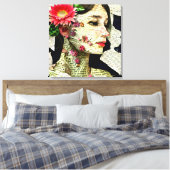 Toile Collage d'art Pretty Woman (Insitu(Chambre))