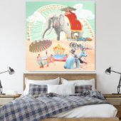 Toile Collage d'attraction sur la route Elephant & Jackr (Insitu(Chambre))