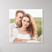 Toile Collage de couple moderne photo et cadeau familial (Recto)