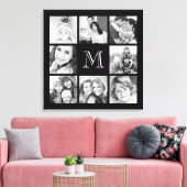 Toile Collage de photos de famille monographique p (Insitu(Salon))