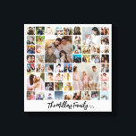 Toile Collage de photos de famille personnalisé 50 image<br><div class="desc">Transformez vos photos préférées en une superbe œuvre d'art mural. Ce poster personnalisé de collage de photos est le moyen idéal pour raconter votre histoire, capturant une vie de souvenirs dans un magnifique présentoir. Avec une personnalisation à 100 %, vous pouvez facilement télécharger vos propres photos et personnaliser le texte,...</div>