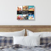 Toile Collage de photos de vacances Mieux voyager ensemb (Insitu(Chambre))