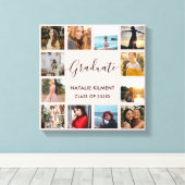 Toile Collage de photos des diplômés Pink and Black Grad (Insitu (Plancher de Bois))