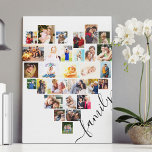Toile Collage de photos en forme de cœur Famille écritur<br><div class="desc">Créez votre propre toile avec 29 de vos photos préférées. Le modèle de photo est configuré pour créer un collage de photos en forme de cœur, affichant vos images dans un mélange de formats Instagram portrait, paysage et carré. Téléchargez vos photos en travaillant par lignes, de haut en bas. Le...</div>