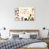 Toile Collage de photos - Maman le coeur de la famille (Insitu(Chambre))