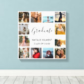 Toile Collage de photos noir et blanc (Insitu (Plancher de Bois))