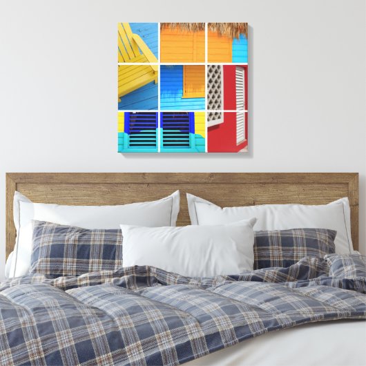 Toile Collage des Caraïbes (Insitu(Chambre))