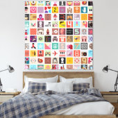 Toile Collage d'illustrations (Insitu(Chambre))