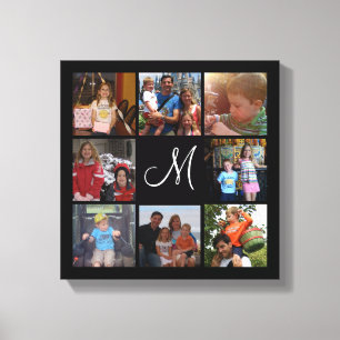 Toile Collage fait sur commande de photo couleur de