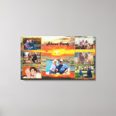 Toile Collage famille Banderas Sunset 1738 Art (Recto)