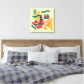 Toile Collage Géométrique (Insitu(Chambre))