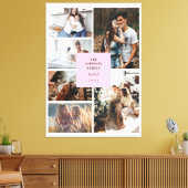 Toile Collage Instagram personnalisé 6 photos (Insitu(Salon))