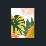 Toile Collage Jungle I<br><div class="desc">Jungle Collage I par June Erica Vess. Une végétation tropicale rapprochée,  faite de couleurs vives et amusantes. | 133072Z</div>