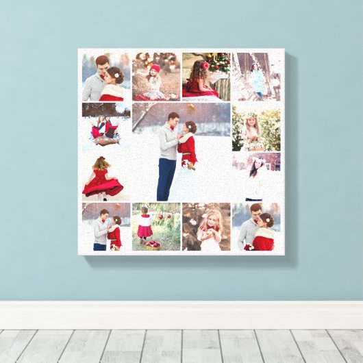 Toile Collage multiphoto tendance (Insitu (Plancher de Bois))
