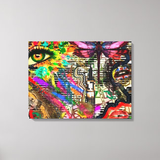 Toile Collage numérique des rêves subconscients par KEB