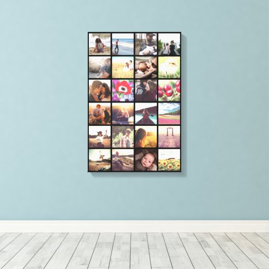 Toile Collage photo (Insitu (Plancher de Bois))