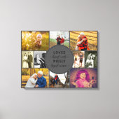 Toile Collage photo commémoratif Loved Beyond Words (Recto)